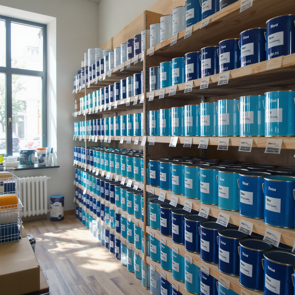Blue Paint 1 Cat Biru Dinding Rumah - Warna Cat Biru Terang