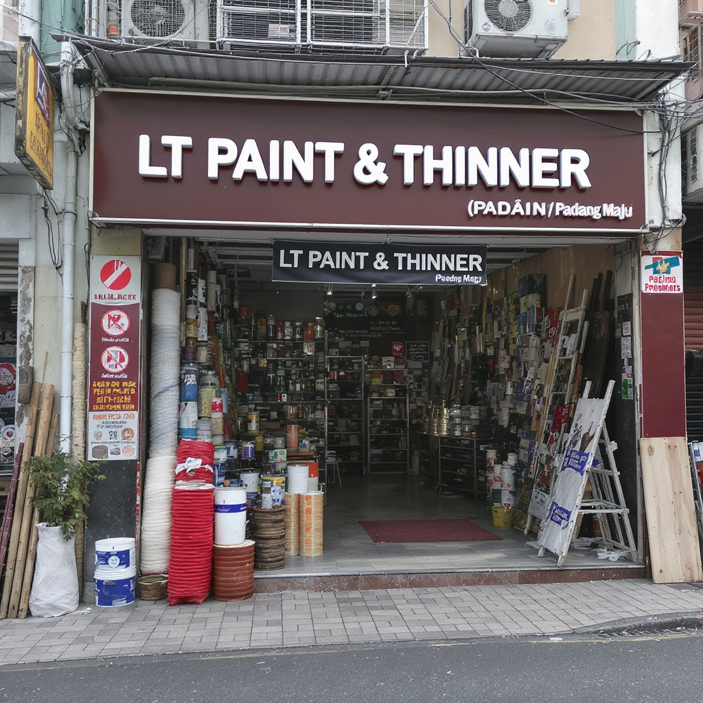 LT PAINT & THINNER (Padang Maju) 1 Cat Dan Thinner LT Padang Maju | Toki Cat Bermutu