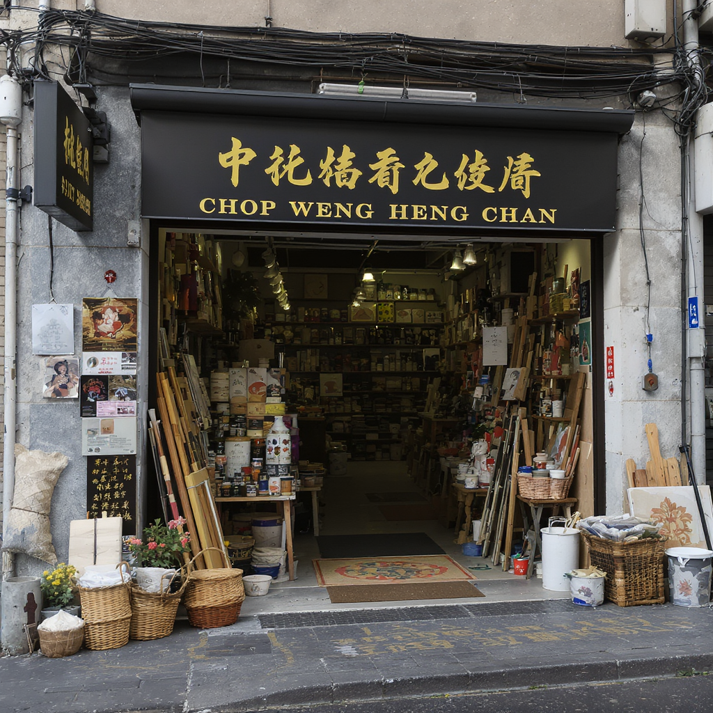 Chop Weng Heng Chan 1 Gambar Chop Weng Heng Chan Tradisi