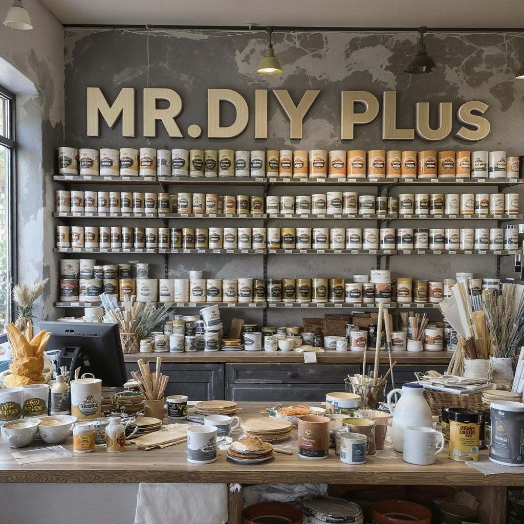 Gambar Reka Bentuk Dalaman Kedai MR.DIY Plus