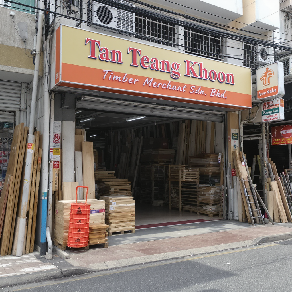 Tan Teang Khoon Timber Merchant Sdn. Bhd. 1 Kayu Balak Tan Teang Khoon Kilang Kedai Terbaik