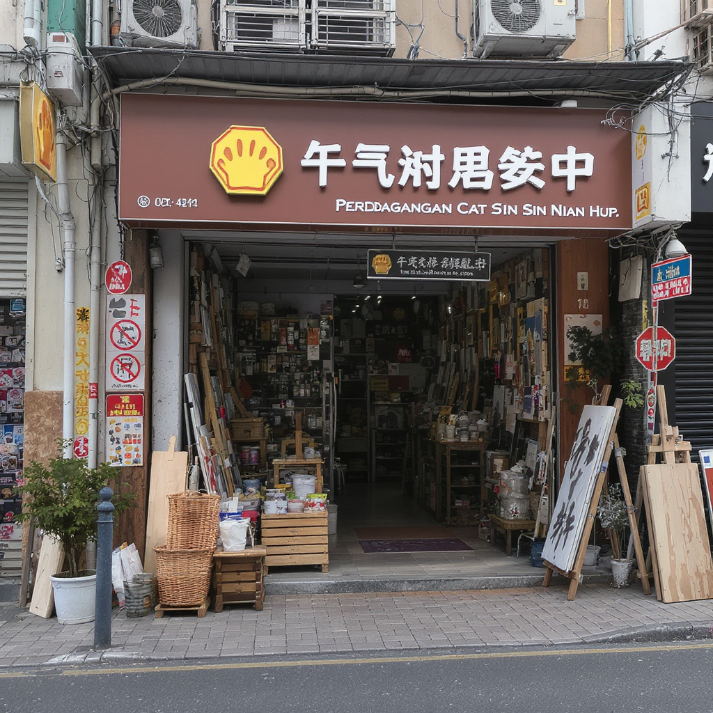 Perdagangan Cat Sin Nian Hup 1 Kedai Cat Sin Nian Hup: Jual Cat Berkualiti & Promosi
