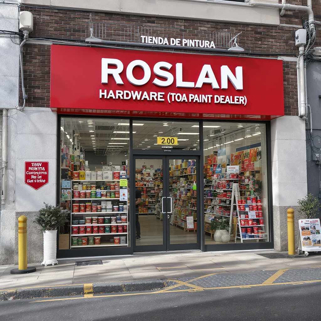ROSLAN HARDWARE (TOA PAINT DEALER) 1 Kedai Cat TOA Roslan Hardware Murah & Terbaik