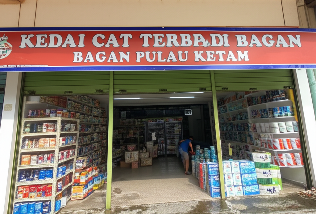 Kedai Cat Terbaik di Bagan Pulau Ketam 1 Kedai Cat Terbaik di Bagan Pulau Ketam