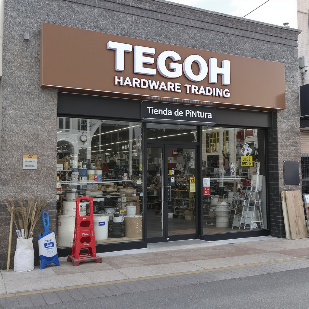 Tegoh Hardware Trading 1 Papan Tanda Tegoh Hardware Trading Menawan
