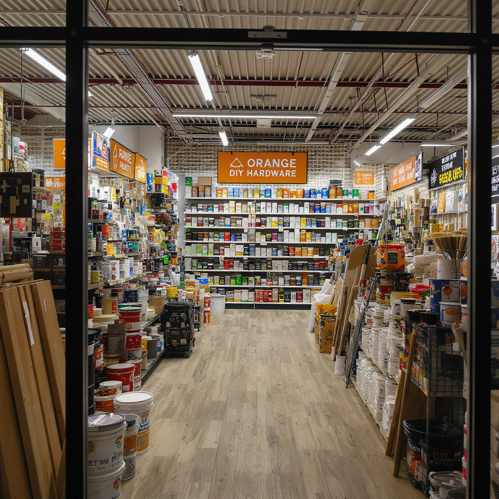 Orange DIY Hardware 1 Peralatan DIY Jingga untuk Projek Rumah Anda