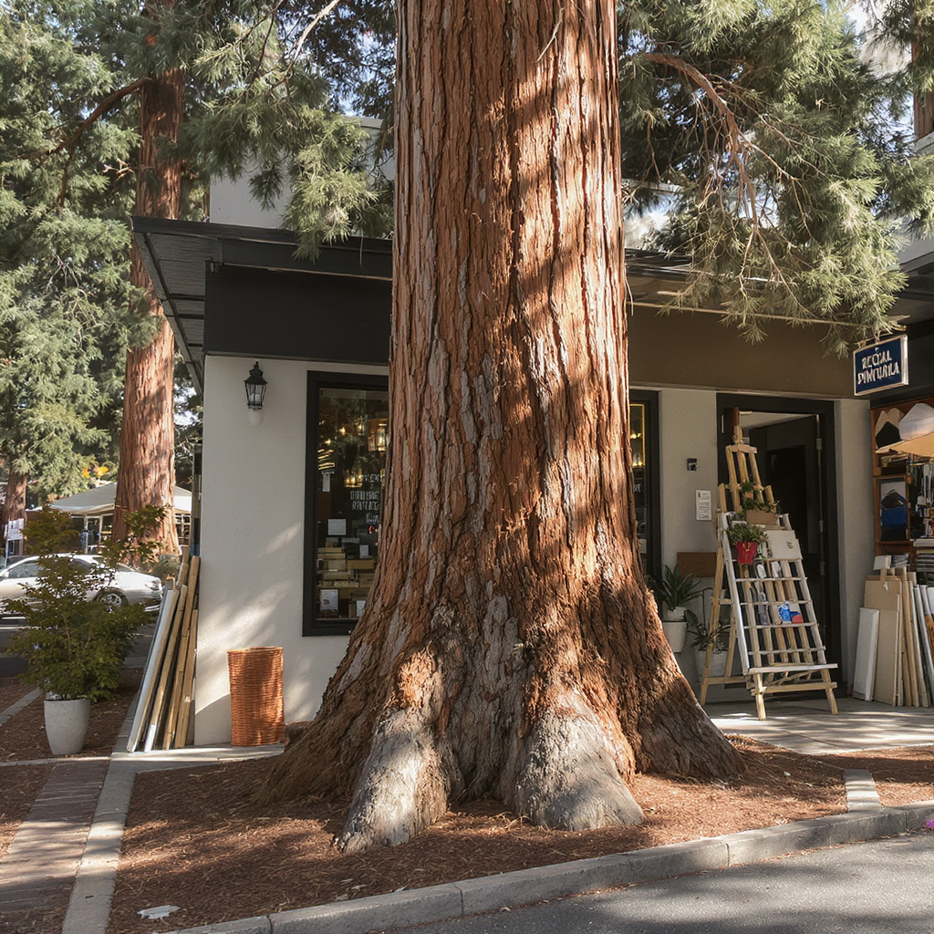 Sequoia 1 Pokok Sequoia Gergasi Santani Hutan Amerika