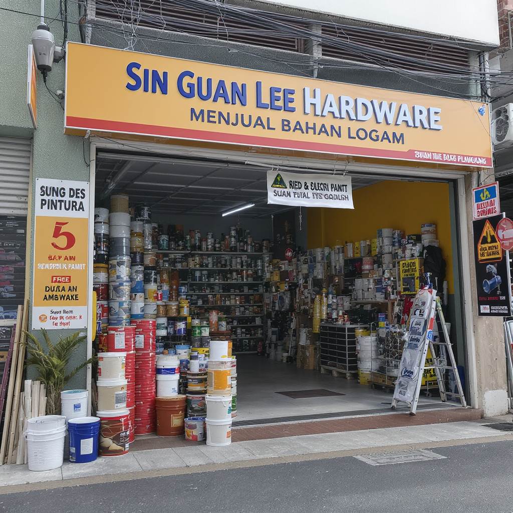 Sin Guan Lee Hardware | Menjual Bahan Logam | Pentens Paint 1 Sin Guan Lee Jual Logam & Cat Pentens Hardware