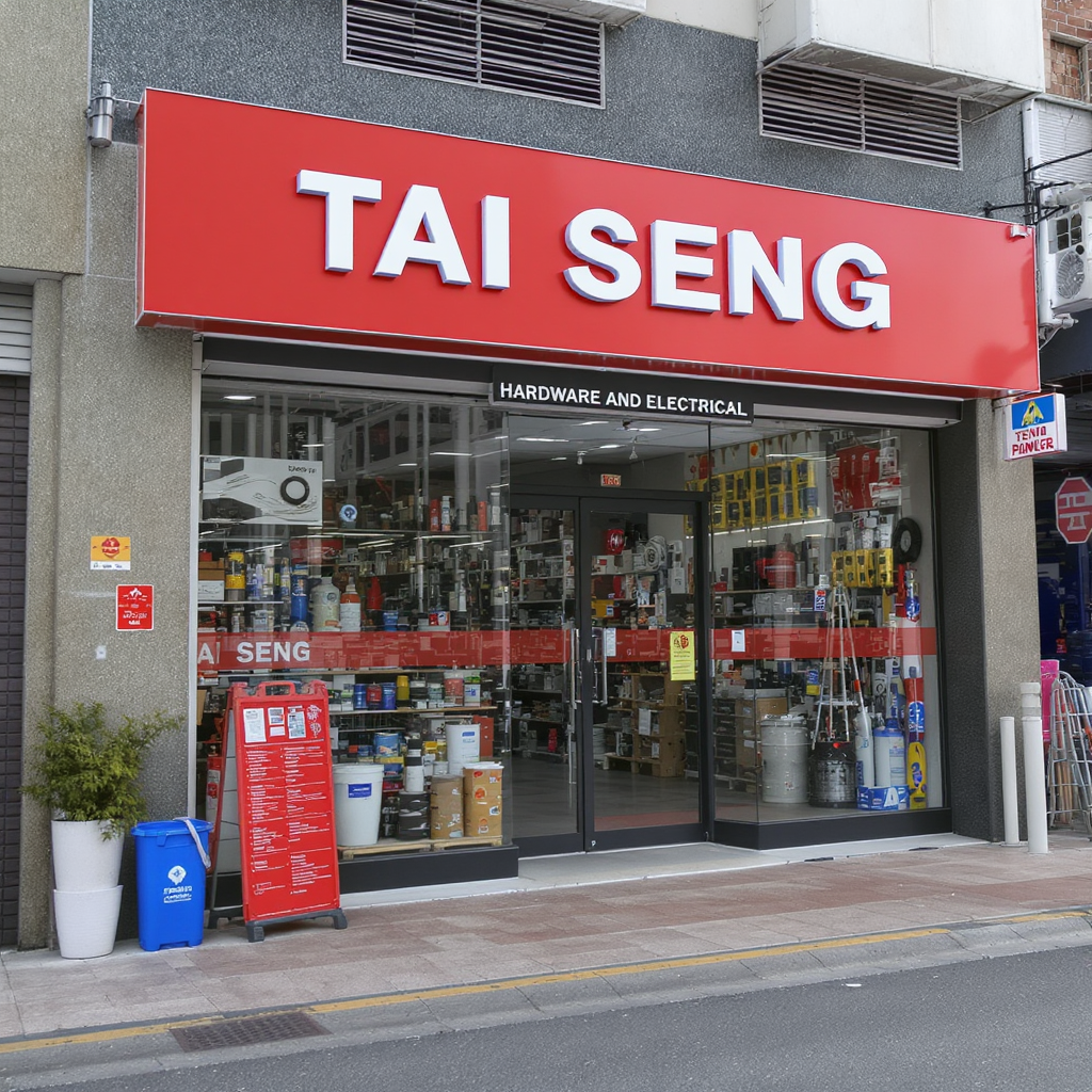 Tai Seng Trading (Hardware and Electrical) 1 Tai Seng Trading: Perniagaan Alat Genggam, Elektrik di Miri