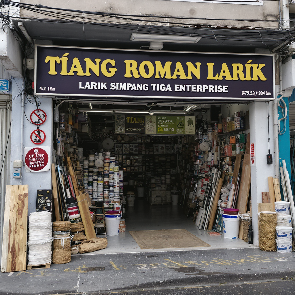 Tiada Roman Larik Simpang Tiga Modern