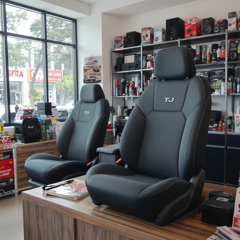 Maxsteel Car Audio & Accessories (TJ Seat Cover, Malaysia) 1 Tutup Kereta Maxsteel Audio Seat TJ Malaysia