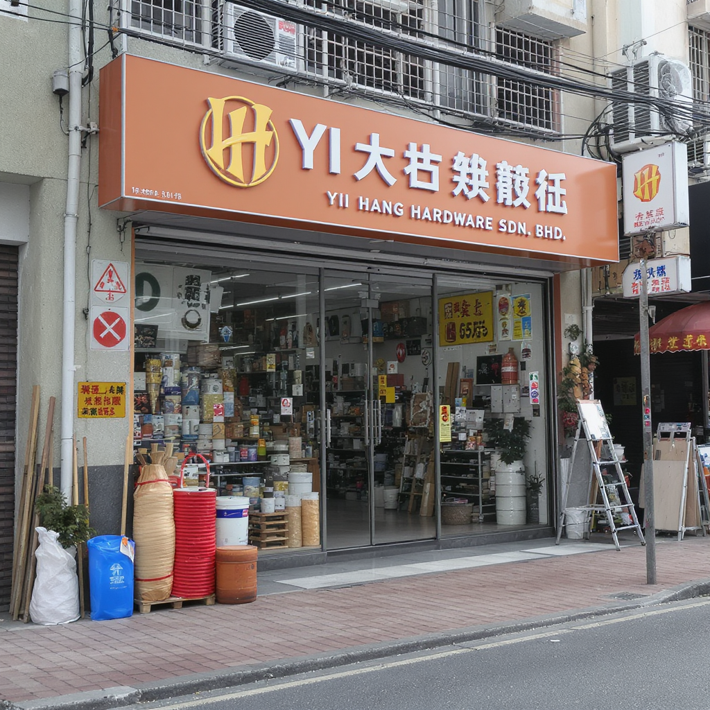 Yi Hang Hardware Sdn. Bhd. 1 Yi Hang Hardware Sdn Bhd Papan Tanda Logam Kedai Kekunci