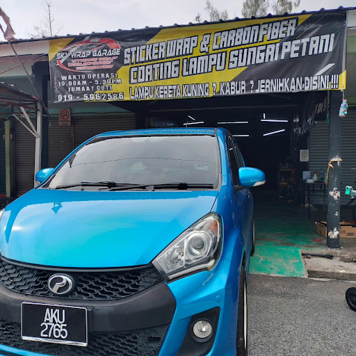 SKY WRAP GARAGE / COATING LAMPU / JAHIT STEERING KERETA SKY WRAP GARAGE / COATING LAMPU / JAHIT STEERING KERETA